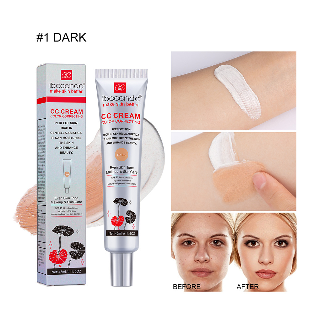 Moisturizing Correcting CC Cream Waterproof Anti-sweat Makeup Before Concealer Lasting