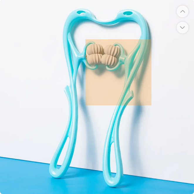 Multifunctional Manual Six-wheel Neck Massager Massage Relieve Roller Massage Tool